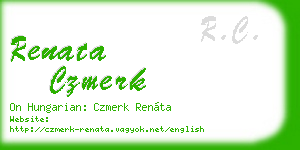 renata czmerk business card